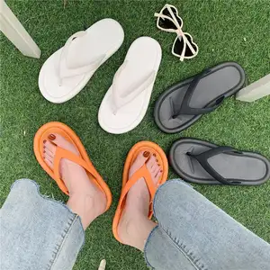 Neue Art von Herringbone-Hausschuhe für Damen Sommermode Outdoor Strand flache Sandalen für Damenschuhe Flip-Flops-Hausschuhe