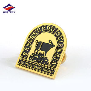 Longzhiyu Oriental mythique bête peint insigne en métal broche personnalisée pour Souvenir culturel ou cadeau de musée - Product Image 4