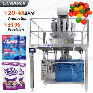 Machine d'emballage alimentaire automatique numérique de qualité alimentaire pour sachets à glissière Doypack pour bonbons gélifiés à la gomme <span class=keywords><strong>Cachou</strong></span> - Product Image 1