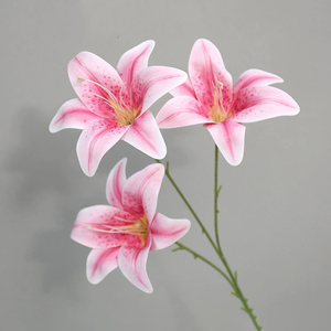 Pink cabang Magnolia buatan untuk Festival Musim Semi dekorasi merah muda mawar gantung untuk Hari Ibu Paskah Natal