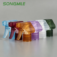Pulvérisateur à gâchette personnalisé en plastique PP 0,9 cc 28/400/410/412/415 avec buse de couleur personnalisée pour bouteille de nettoyage