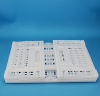 Caisse en plastique pliable pour supermarché, pour légumes et fruits, panier de stockage agricole, empilable et emboîtable