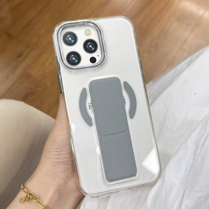<span class=keywords><strong>Meilleur</strong></span> étui de téléphone transparent à aimant fort avec support de dragonne pliable en cuir pour <span class=keywords><strong>iPhone</strong></span> 17 16 15 14 <span class=keywords><strong>13</strong></span> Pro Max - Product Image 5