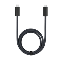 OEM Logo/longitud Diseño ultradelgado USB4 40Gbps Gen3 Cable Tipo de cable de la serie para Thunderbolt 4 PD 240W 8K HD Tipo C USB 4 Cable