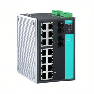 Commutateur Ethernet industriel géré par l'entreprise Moxa EDS-516A-MM-ST, 16 ports, montage sur rail DIN, 24V IEEE 802.3 - Product Image 2