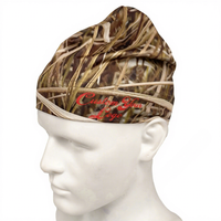Bonnet réfléchissant imprimé OEM à motif vague pour protéger les cheveux, casquette de rue, bonnet pour hommes et femmes, broderie de logo personnalisée