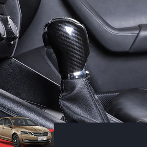 Copri Pomello del Cambio in Fibra di Carbonio per Skoda Octavia A7, Superb, <span class=keywords><strong>Kodiaq</strong></span>, Gt, Kamiq, Karoq, <span class=keywords><strong>Accessori</strong></span> Interni - Product Image 3