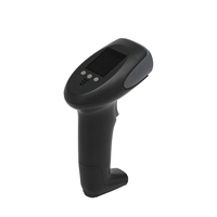 Escáner de código de barras 2D con cable/inalámbrico USB con base lector de código de barras de escaneo de alta velocidad sistema POS de escaneo de escritorio portátil