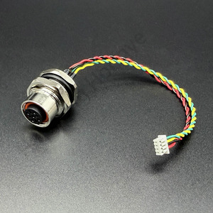 สายเคเบิล M12 รหัส A สำหรับ <span class=keywords><strong>JST</strong></span> (XA/ZH/XH) / Molex |   ขั้วต่อแบบติดตั้งบนแผงโลหะ ตัวผู้/ตัวเมีย แบบ 2/3/4/5/6/8/12/<span class=keywords><strong>17</strong></span> ขา - Product Image 2