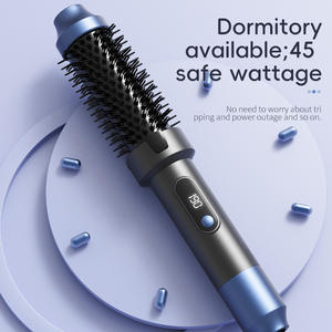 Cepillo Térmico de 38 mm, Cepillo Rizador Calentado, Rizador de Cerámica, Cepillo Redondo Calentado para Dar Volumen, Peine Rizador de Pelo con Luz Roja para Viaje - Product Image 4