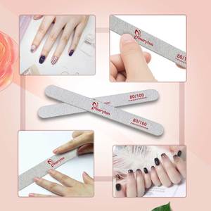 Lima de uñas de metal de espuma de media luna impresa personalizada lima de uñas <span class=keywords><strong>Jumbo</strong></span> 100/180 - Product Image 6