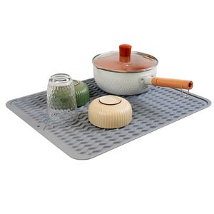 Napperon en silicone <span class=keywords><strong>de</strong></span> qualité alimentaire résistant à la chaleur durable 50*40cm <span class=keywords><strong>tapis</strong></span> <span class=keywords><strong>de</strong></span> séchage <span class=keywords><strong>de</strong></span> vaisselle pour usage multiple <span class=keywords><strong>tapis</strong></span> d'égouttage à séchage rapide - Product Image 5