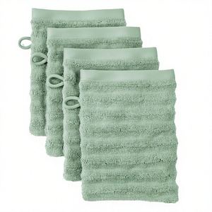 Lot de 4 lingettes solides Pure Label 16x21cm 100% coton absorbant séchage rapide doux avec boucle de suspension certifié Oeko-TEX - Product Image 2