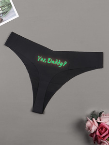 <span class=keywords><strong>Sexy</strong></span> Kus Me Lichtgevende Bedrukte String - Product Image 6