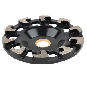 Factory Directly L Shape Segments 5inch Concrete Diamond Grinding Cup Wheel for Angle grinder