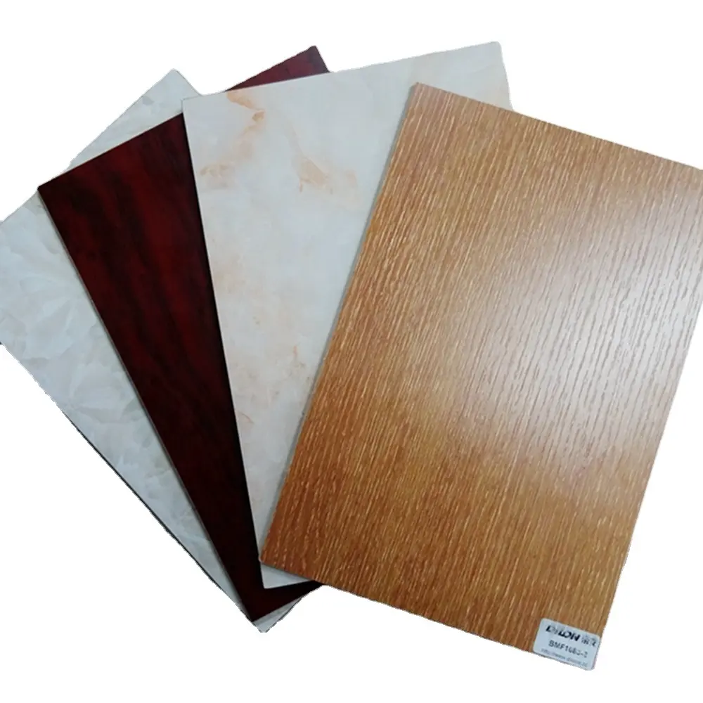 Wood grain decorative melamine mgo board