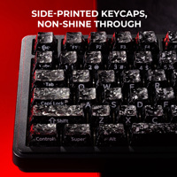 XVX Keycaps Set Keycaps Profil Cherry Tampilan Karbon Tempa 119-Key Bahasa Inggris untuk Keyboard Mekanis
