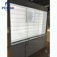 Vitrine de magasin optique moderne Offre Spéciale présentoirs de lunettes de soleil en bois populaires pour lunettes de soleil vitrine murale pour centre commercial