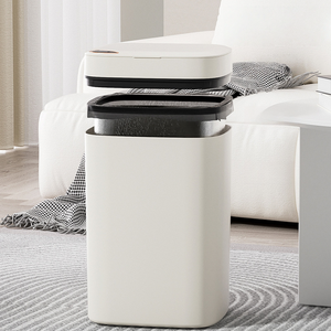 <span class=keywords><strong>Poubelle</strong></span> électrique à induction intelligente 12L pour petits espaces Seau à ordures intelligent à capteur automatique et compact <span class=keywords><strong>Poubelle</strong></span> intelligente - Product Image 2