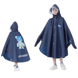 Impermeable para Niños con Visera Transparente Desmontable, Reutilizable, Anti-Tormenta, con Guantes, Espacio para Mochila Escolar - Product Image 4