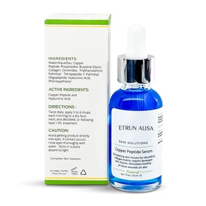 Özel etiket bakır peptid Serum Vegan yeniden kollajen tamir hasarlı cilt gençleştirir cilt hücreleri ghk-cu yüz serumu - Product Image 2
