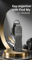 2025 Luxury Aluminum Slim Compact Key Organizer Finder IOS Find My Support Anti Lost Tracking Device Portable OEM