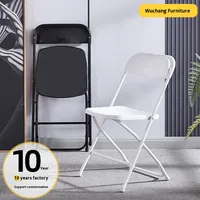 Chaise moderne à dossier perforé en plastique Tabouret pliable portable pour la formation des entreprises et les expositions en plein air dans les hôtels Chaise d'étude à domicile