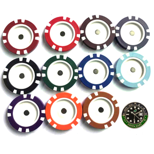Offre Spéciale – Marqueur de balle de golf en métal personnalisé, émail époxy en dôme, directement de l'usine – Accessoires de golf - Product Image 6