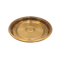 JY-82103HL  Boîte d'emballage en plastique pour sushis, conteneur alimentaire à emporter pour restaurant, boîte ronde à couvercle haut pour gâteaux