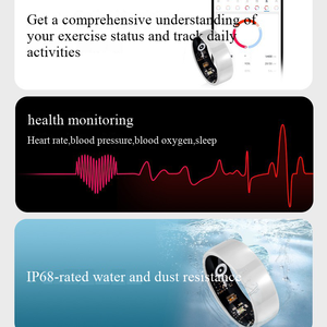 Nouvelle bague intelligente en céramique, suivi du sommeil, fréquence cardiaque, oxygène sanguin, mouvement, étanche IP68, pour hommes et femmes, sport, plein air, suivi de la forme physique - Product Image 3