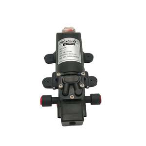 Bomba de agua de diafragma horizontal en miniatura, potente bomba eléctrica autocebante de CC con interruptor automático para sistemas de riego agrícola - Product Image 2