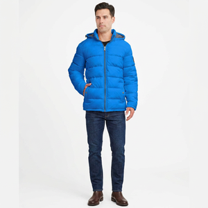 Veste d'hiver matelassée pour homme de haute qualité, personnalisable, très vendue, service OEM, veste en toile multicolores avec rembourrage en coton - Product Image 1