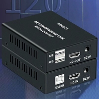 Extender KVM HDTV 4K 120m Laris Manis, Video Balun Extender HDTV hingga 120 Meter