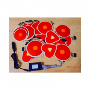 Pegatina EL con Diseño de Corazón, Efecto Brillante, Corazón en Movimiento, Más Emocional, Un Corazón Ilumina Toda la Amorabilidad - Product Image 4
