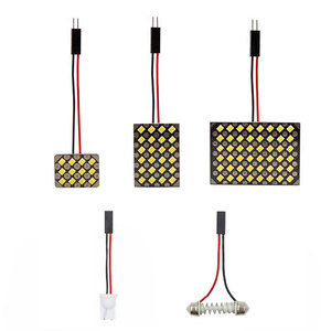 Tùy Biến Xe Bóng Đèn Đọc Sách Ánh Sáng Nội Thất 12V LED T10 + Festoon Adapter 2835 12SMD Bảng Điều Chỉnh Mái Ánh Sáng Tín Hiệu Ánh Sáng - Product Image 3