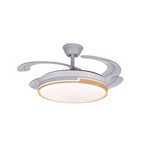 Ventilador de Techo de Diseño Moderno de Lujo de 72W/96W con Iluminación LED, Lámpara de Araña Nórdica Ajustable para Sala de Estar, Material de Hierro y Acrílico - Product Image 1