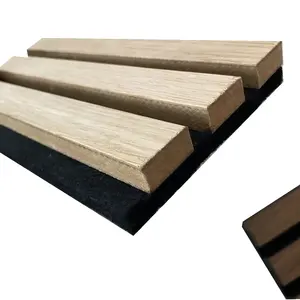 Tấm Sợi Polyester Mdf PET Bằng Gỗ Hấp Thụ Âm Thanh Mật Độ Cao Tiêu Chuẩn Châu Âu Nhà Cung Cấp Trung Quốc