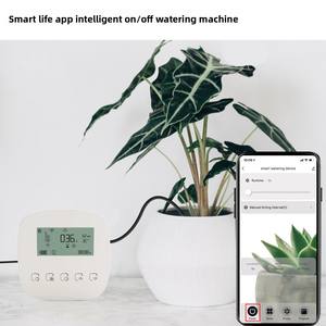 Minuterie intelligente WiFi pour <span class=keywords><strong>pompe</strong></span> d'irrigation, double alimentation USB/solaire, application et commande vocale pour <span class=keywords><strong>balcon</strong></span>, plantes d'intérieur et de jardin - Product Image 3