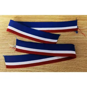 Tela acanalada de punto a rayas personalizada, tejido de Spandex acanalado para hombres, cuello y puños de diferentes colores, polo - Product Image 1