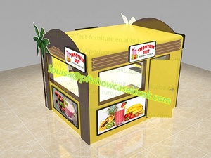 Aangepaste Goedkope Outdoor Voedsel Kiosk Ontwerp Babo Thee Smoothie Bar Booth Voor Verkoop - Product Image 5