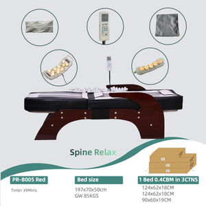 Spa Traction complète du corps Soins chiropratiques de la colonne vertébrale Tourmaline Camas De Stone 3D Matelas Jade Master Bed Roller Infrared Massage Bed - Product Image 3