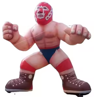 Homme musclé gonflable pour le fitness Publicité Sport Homme puissant Homme musclé géant gonflable avec haltère