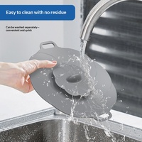 Couvre-casserole anti-débordement en silicone, qualité alimentaire FDA, sans BPA, résistant à la chaleur, pour casseroles, poêles, cuisine