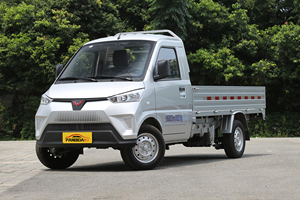 Wuling <span class=keywords><strong>2</strong></span> pintu <span class=keywords><strong>2</strong></span> kursi 300km murah kecil murni listrik mobil truk Pickup kotak Mini Cina kargo truk pembawa 4x4 baru untuk dijual - Product Image 2