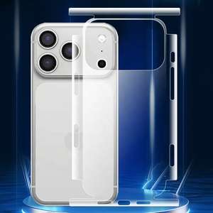 Lámina Protectora Mate de Cobertura Total para la Parte Trasera del Teléfono, Anti-Polvo, Hidrogel TPU, Protección de 360 Grados para <span class=keywords><strong>iPhone</strong></span> 17 16 15 <span class=keywords><strong>Pro</strong></span> Max - Product Image 1