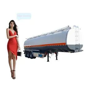 40000 bis 60000 Liter Kapazität Benzin-Diesel-Tank Anhänger Kraftstofftanker mit schnellem Versand