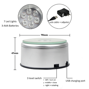 Tinh Thể Cơ Sở Ánh Sáng Đầy Màu Sắc Pha Lê <span class=keywords><strong>LED</strong></span> Cơ Sở - Product Image 1