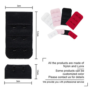 Échantillon gratuit de vêtements pour femmes avec boucle de soutien-gorge colorée <span class=keywords><strong>Crochet</strong></span> et œillet avec extension à 2 crochets <span class=keywords><strong>Crochet</strong></span> et œillets en métal enduit de nylon personnalisé - Product Image 4