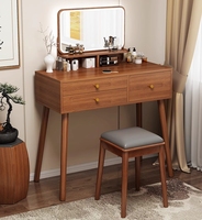 2025 nouvelle coiffeuse de chambre Simple moderne avec Style chinois nouveau miroir intégré maquillage vanité bureau pour chambre principale