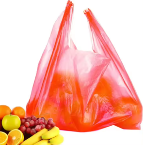 Camiseta personalizada de fabricante OEM, chaleco de supermercado para goma de mascar, leche, comida para mascotas, bolsas de plástico con logotipo impreso, para uso de <span class=keywords><strong>Sushi</strong></span> - Product Image 5